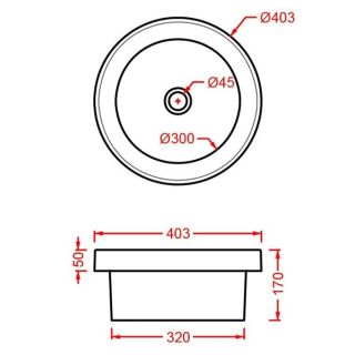 Раковина ArtCeram Fuori Scala TFL032 01 00 белая 40.3 см